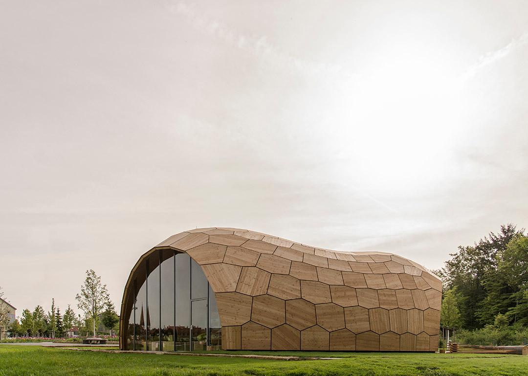 國外裝配的輕型木殼展覽館展廳設(shè)計圖5 國外裝配的輕型木殼展覽館展廳設(shè)計圖5