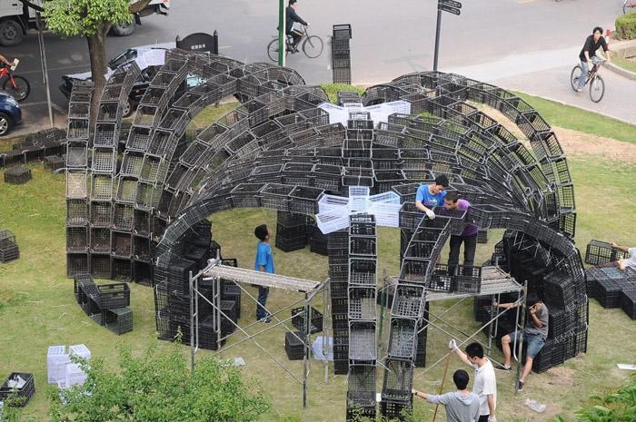 上海博物館創(chuàng)意回收果籃打造圖3 上海博物館創(chuàng)意回收果籃打造圖3